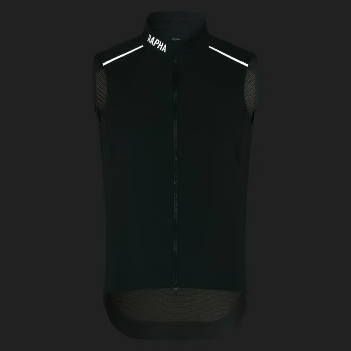Men Pro Team Gilet II Arctic Ice Silver Reflectiveblacksilverlagoon Silver Reflectivenavysilveronyx Silver Reflective Rapha Jackets and Vests