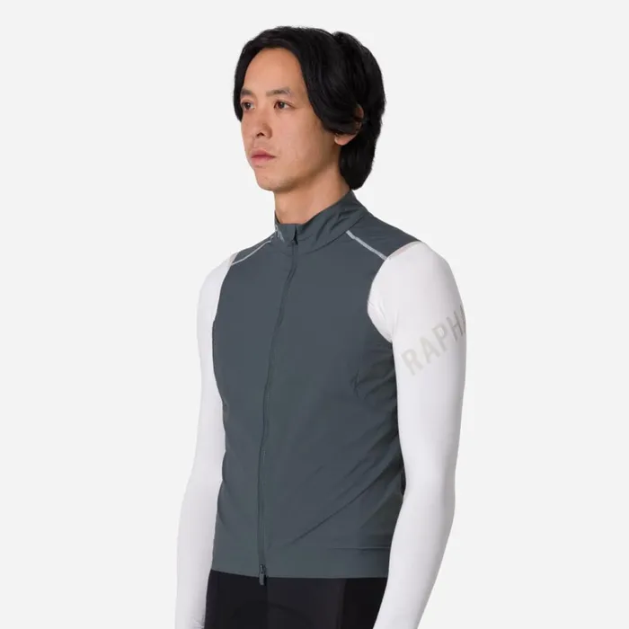Men Pro Team Gilet II Arctic Ice Silver Reflectiveblacksilverlagoon Silver Reflectivenavysilveronyx Silver Reflective Rapha Jackets and Vests