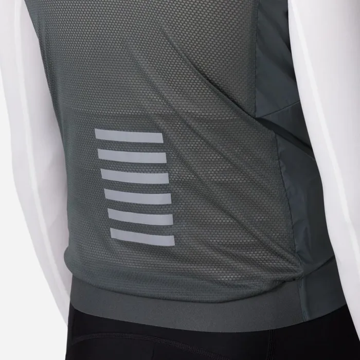 Men Pro Team Gilet II Arctic Ice Silver Reflectiveblacksilverlagoon Silver Reflectivenavysilveronyx Silver Reflective Rapha Jackets and Vests