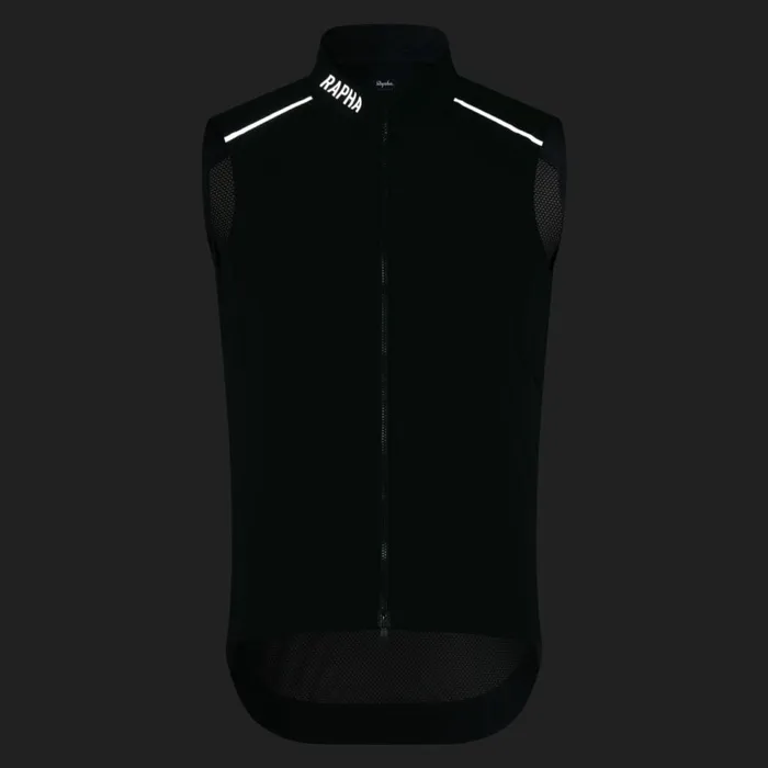 Men Pro Team Gilet II Arctic Ice Silver Reflectiveblacksilverlagoon Silver Reflectivenavysilveronyx Silver Reflective Rapha Jackets and Vests