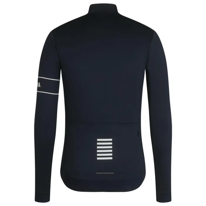 Men Pro Team Long Sleeve Thermal Jersey Rusty Red Deep Redgrey Bluepeachdark Navywhiteeclipse Aleutaindark Greenpale Greenlime Greengreen Rapha Archive