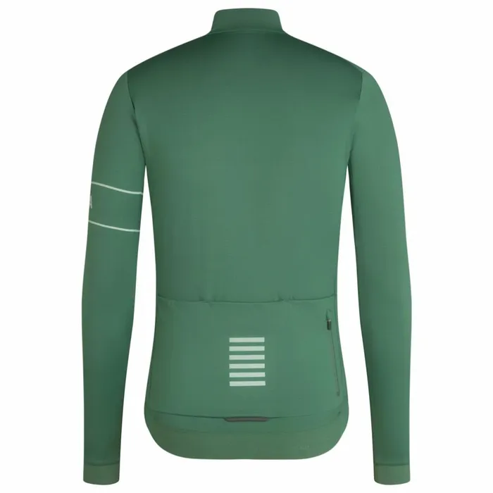 Men Pro Team Long Sleeve Thermal Jersey Rusty Red Deep Redgrey Bluepeachdark Navywhiteeclipse Aleutaindark Greenpale Greenlime Greengreen Rapha Archive