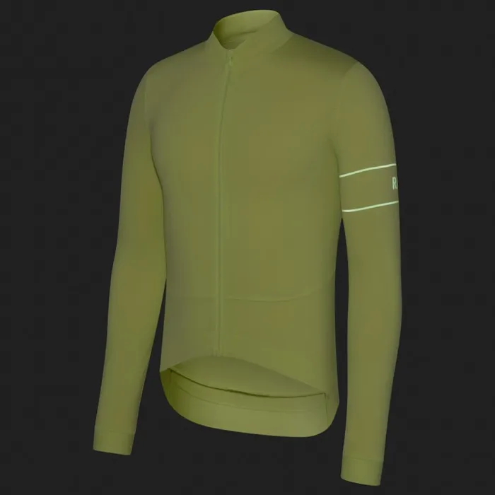 Men Pro Team Long Sleeve Thermal Jersey Rusty Red Deep Redgrey Bluepeachdark Navywhiteeclipse Aleutaindark Greenpale Greenlime Greengreen Rapha Archive