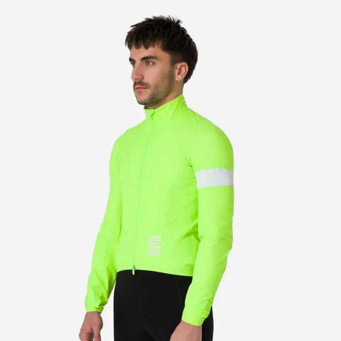 Men Pro Team Rain Jacket Dark Navywhiteblueoffwhitepetrol Bluewhitefluorescent Green White Rapha Jackets and Vests