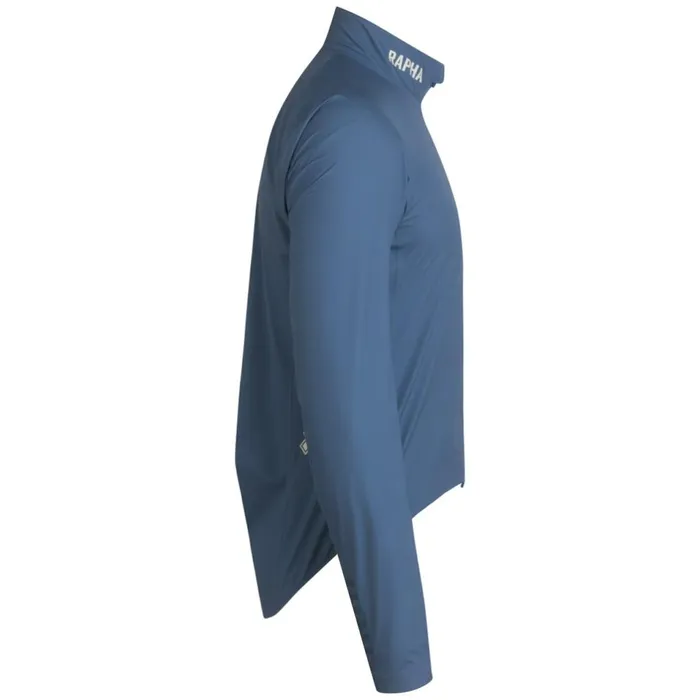 Men Pro Team Rain Jacket Dark Navywhiteblueoffwhitepetrol Bluewhitefluorescent Green White Rapha Jackets and Vests
