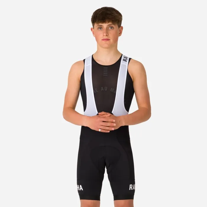 Men Pro Team Training Bib Shorts Riding Bib Shorts For Road Cycling Rapha Blackwhite Rapha Archive