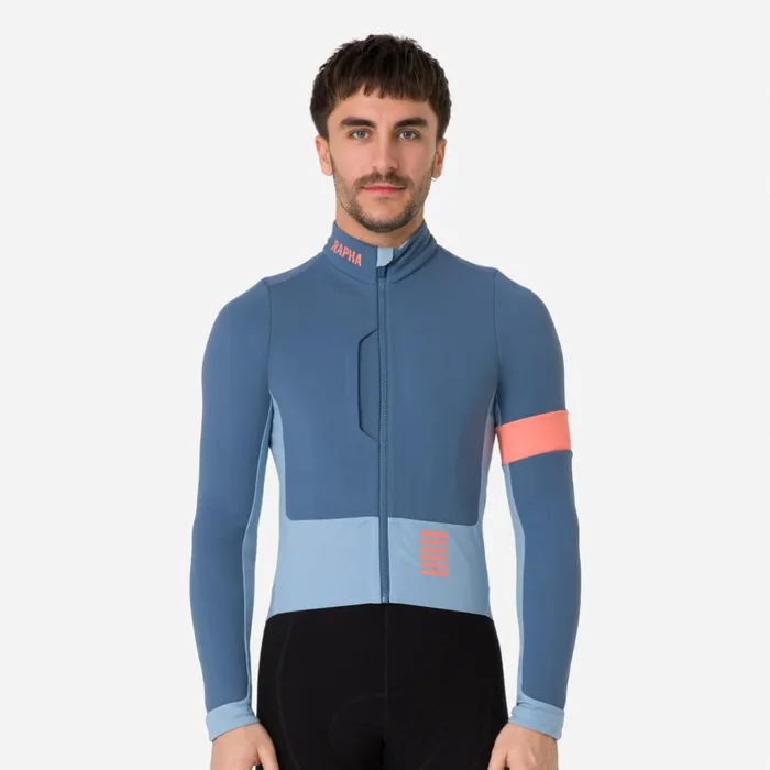 Men Pro Team Winter Jacket Blackwhitereddark Redlime Greengreenbluepeach Rapha Jackets and Vests
