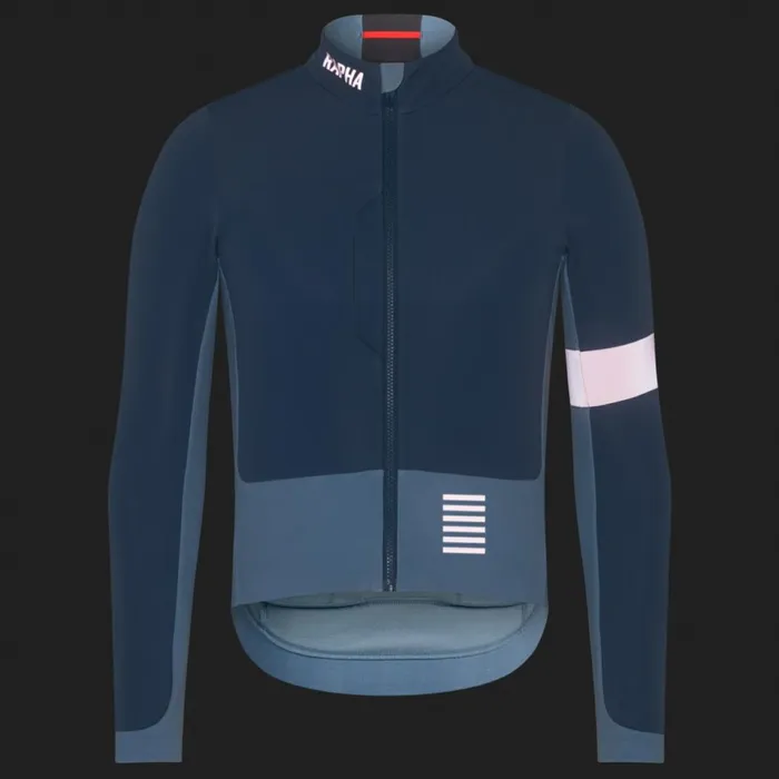 Men Pro Team Winter Jacket Blackwhitereddark Redlime Greengreenbluepeach Rapha Jackets and Vests