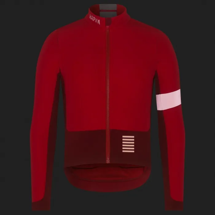 Men Pro Team Winter Jacket Blackwhitereddark Redlime Greengreenbluepeach Rapha Jackets and Vests