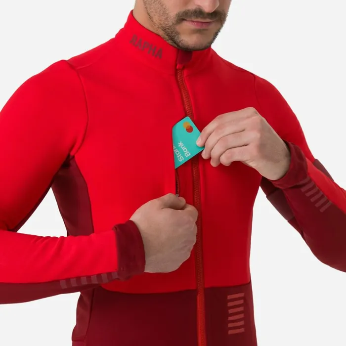 Men Pro Team Winter Jacket Blackwhitereddark Redlime Greengreenbluepeach Rapha Jackets and Vests