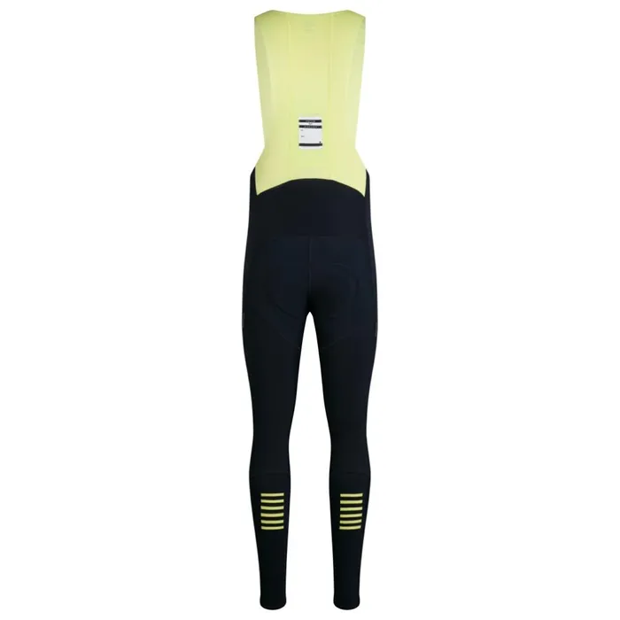Men Pro Team Winter Tights With Pad II Blackblackblackwhitedark Navydark Navylime Green Rapha Bibs Shorts and Tights