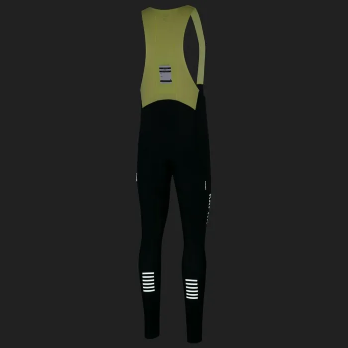 Men Pro Team Winter Tights With Pad II Blackblackblackwhitedark Navydark Navylime Green Rapha Bibs Shorts and Tights