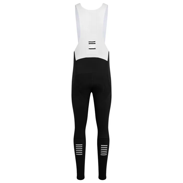 Men Pro Team Winter Tights With Pad II Blackblackblackwhitedark Navydark Navylime Green Rapha Bibs Shorts and Tights