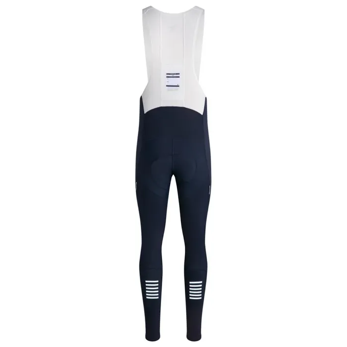 Men Pro Team Winter Tights With Pad II Blackblackblackwhitedark Navydark Navylime Green Rapha Bibs Shorts and Tights
