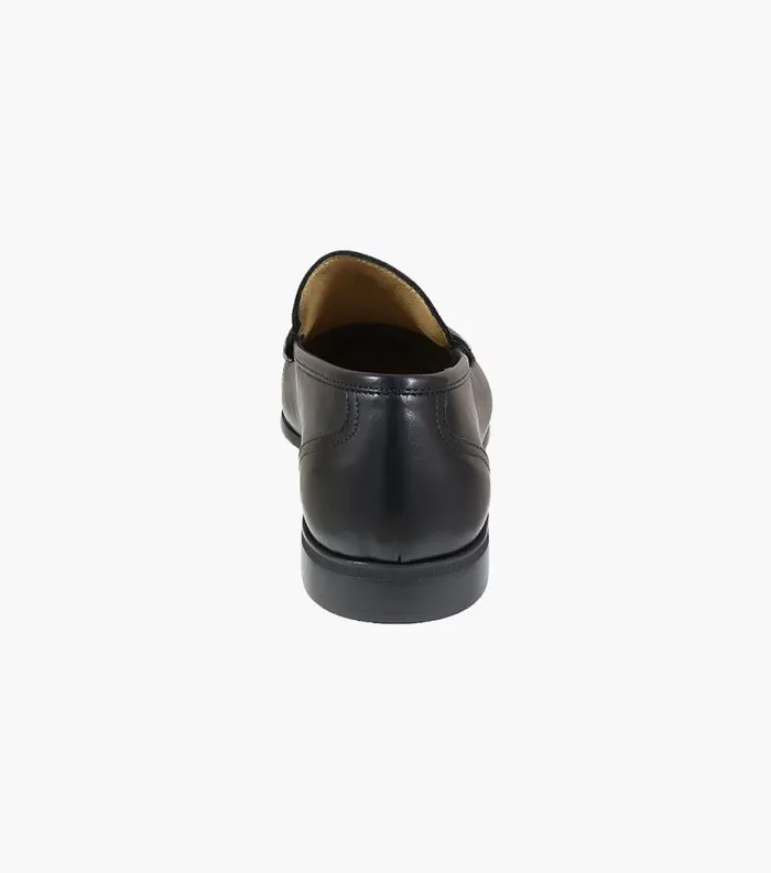 Men Puente Moc Toe Penny Loafer Black Florsheim Dress Shoes