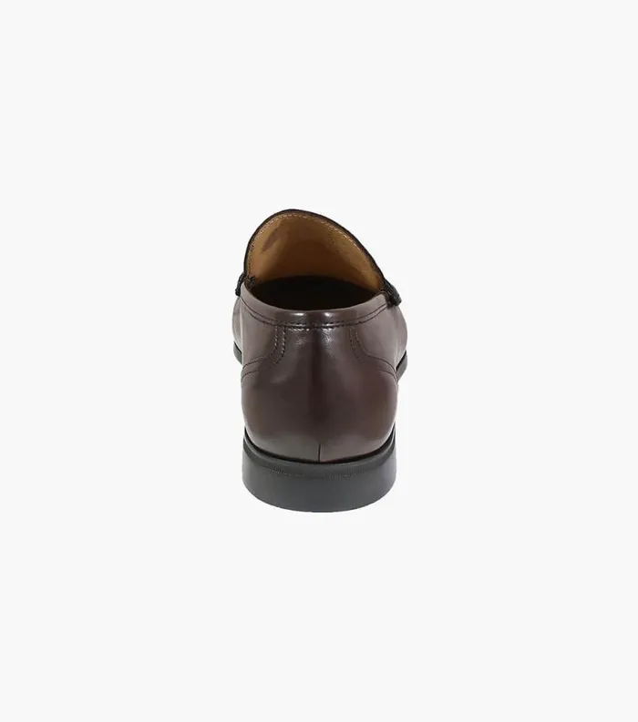 Men Puente Moc Toe Penny Loafer Brown Florsheim Dress Shoes