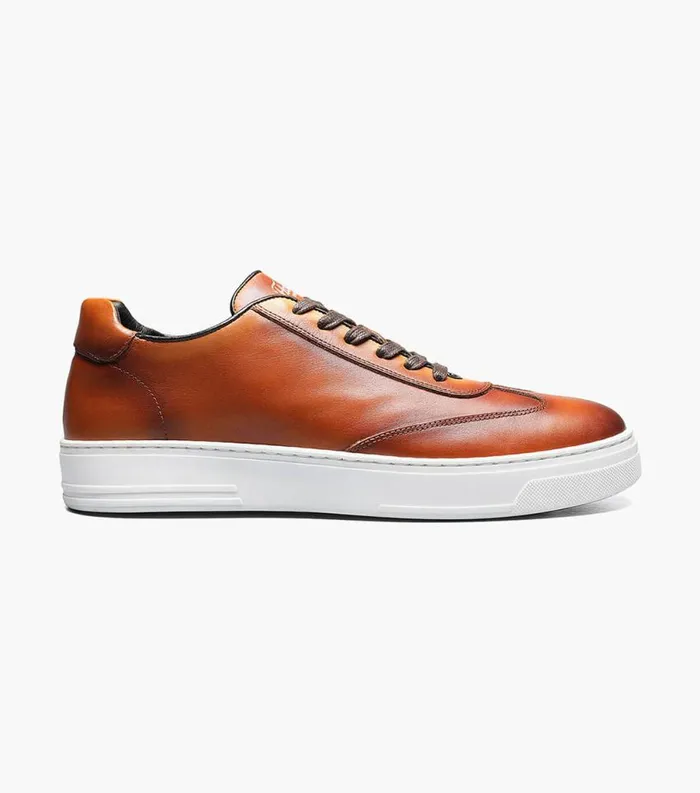 Men Radar Wingtip Lace Up Sneaker Cognac Florsheim Casual Shoes