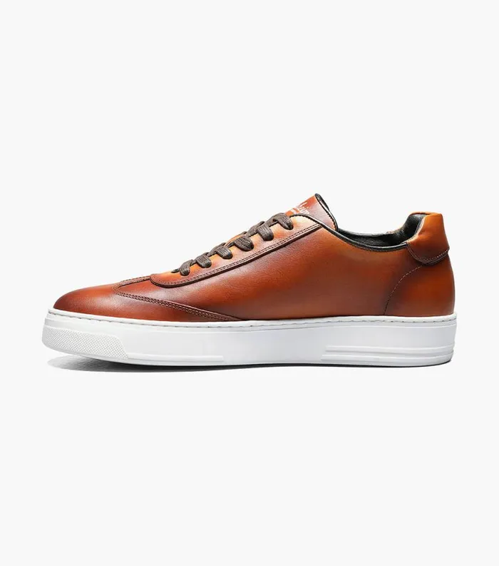 Men Radar Wingtip Lace Up Sneaker Cognac Florsheim Casual Shoes