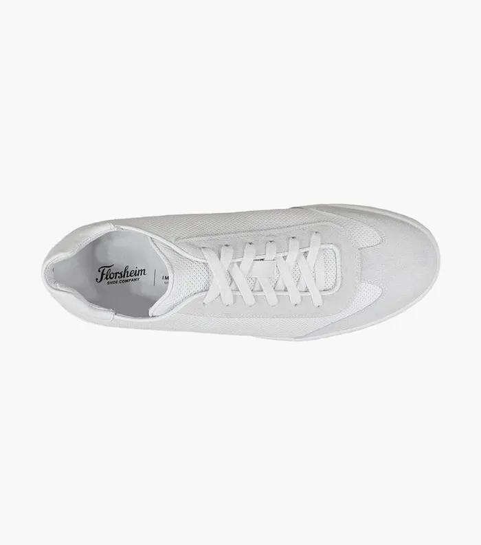Men Random Plain Toe Lace Up Sneaker Bone Florsheim Sneakers