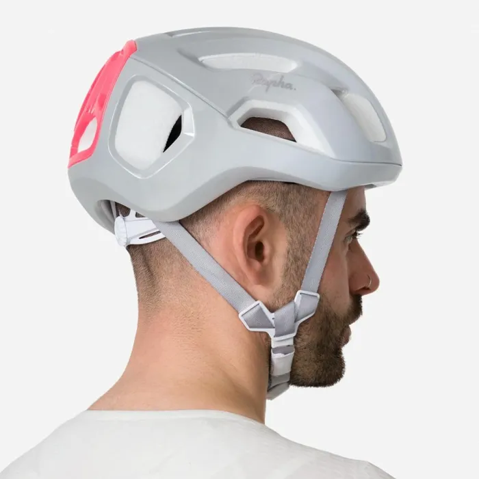 Men Rapha POC Ventral Air 8211 EU Whitegreen Grey Rapha Hats Gloves and Accessories