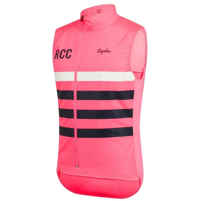 Men RCC Brevet Lightweight Gilet Highvis Pink Rapha Jackets and Vests Men RCC Brevet Lightweight Gilet Highvis Pink Rapha Jackets and Vests
