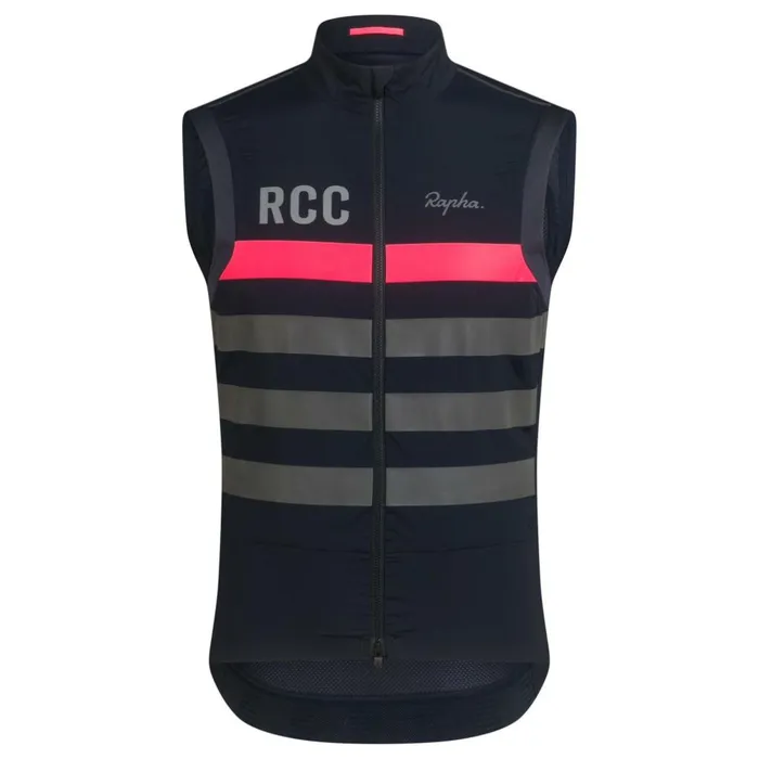 Men RCC Pro Team Lightweight Gilet Dark Navy Rapha Jackets and Vests