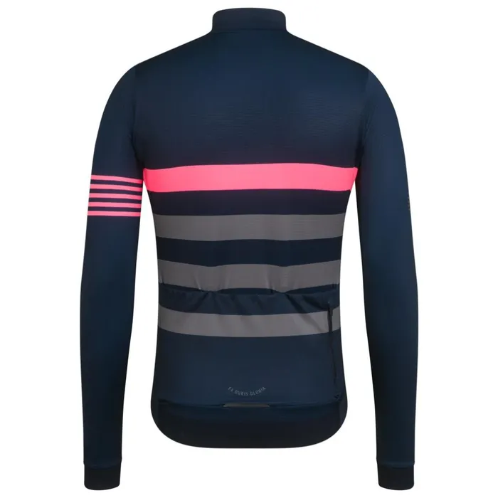 Men RCC Pro Team Long Sleeve Jersey Dark Navy Rapha Jerseys Men RCC Pro Team Long Sleeve Jersey Dark Navy Rapha Jerseys
