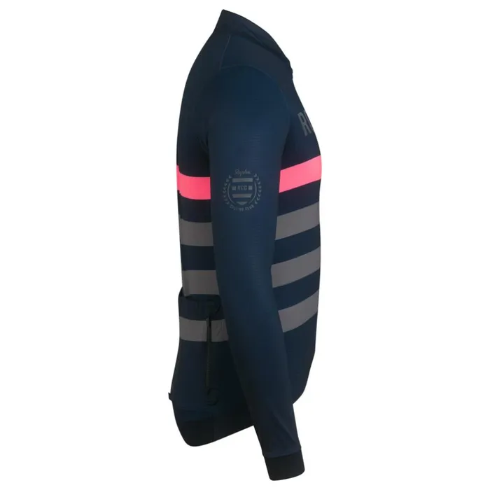 Men RCC Pro Team Long Sleeve Jersey Dark Navy Rapha Jerseys Men RCC Pro Team Long Sleeve Jersey Dark Navy Rapha Jerseys