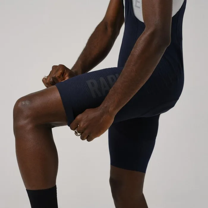 Men RCC Pro Team Powerweave Bib Shorts Dark Navycarbon Grey Rapha Bibs Shorts and Tights