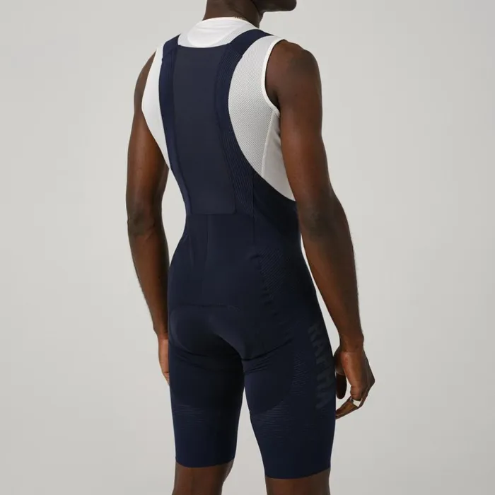 Men RCC Pro Team Powerweave Bib Shorts Dark Navycarbon Grey Rapha Bibs Shorts and Tights