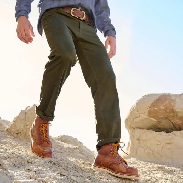 Men Red Wing 6quot Classic Moc Copper Rough and Tough Boots Copper Orvis Boots