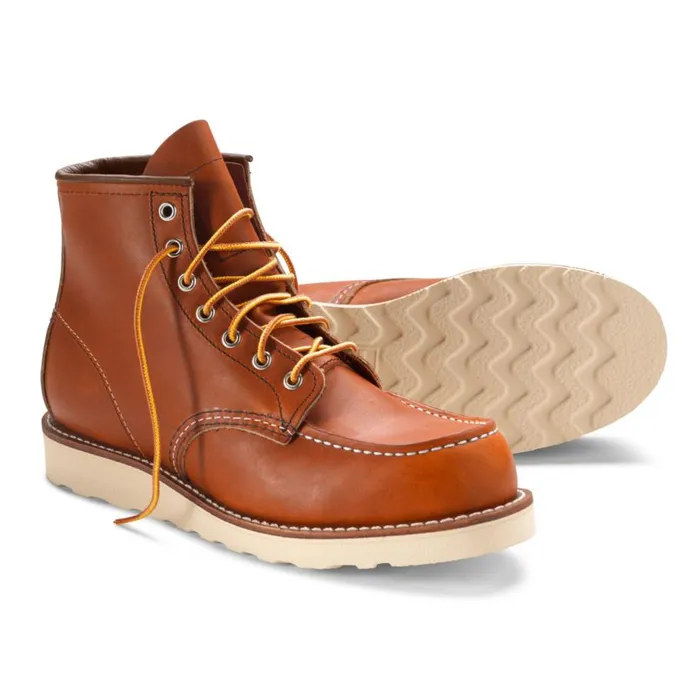 Men Red Wingreg 6quot Classic Moc Boots Tan Orvis Boots
