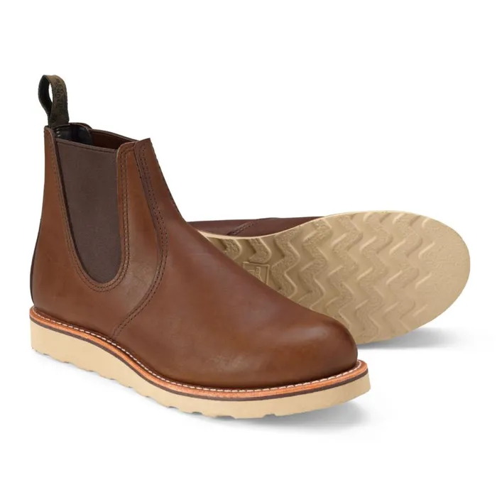 Men Red Wingreg Classic Chelsea Boots Amber Orvis Boots