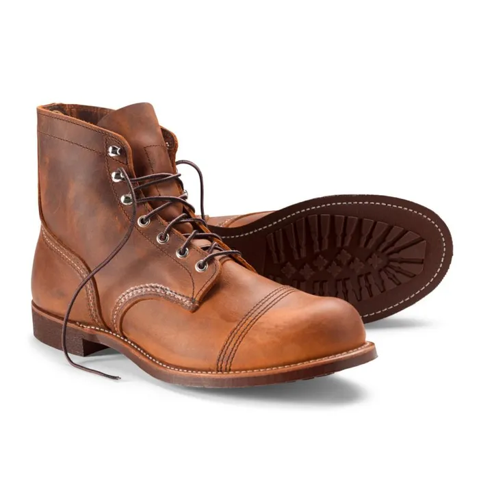 Men Red Wingreg Iron Ranger Copper Rough and Tough Boots Copper Orvis Boots