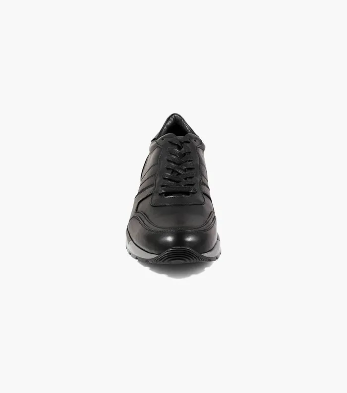 Men Redwood Moc Toe Lace Up Sneaker Black Florsheim Dress Shoes