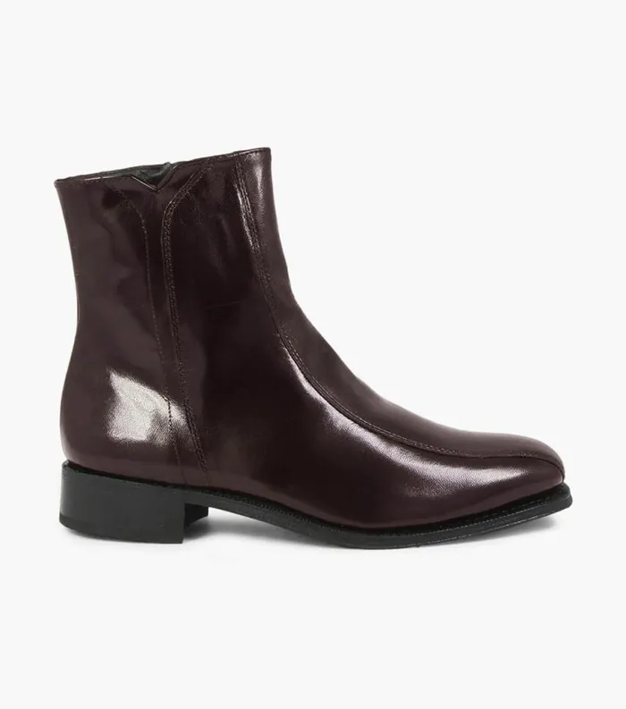 Men Regent Bike Toe Boot Burgundy Florsheim Dress Shoes