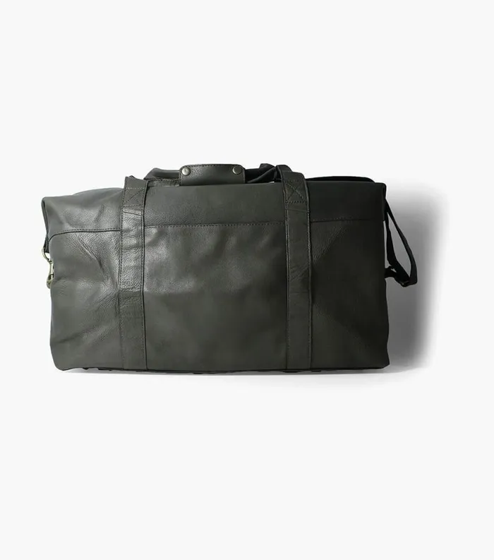 Men Rhyskender Havana Cow Leather Weekend Bag Brown Florsheim Bags