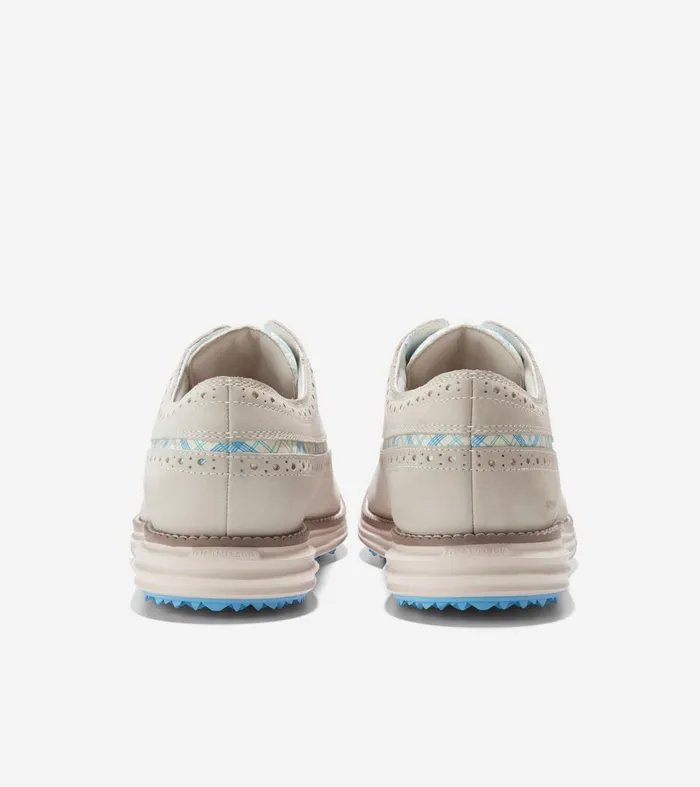 Men riginalGrand WaterResistant Golf Shoe Ivoryazure Bluebirch Cole Haan Oxfords