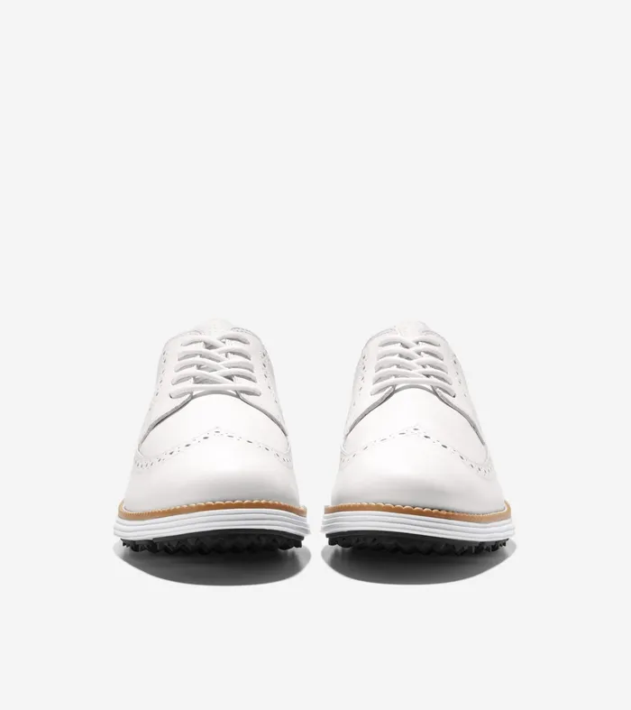 Men riginalGrand WaterResistant Golf Shoe Optic Whitenaturaloptic White Cole Haan Oxfords