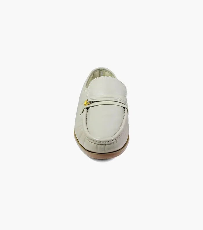 Men Riva Moc Toe Bit Loafer Beige Florsheim Florsheim Comfortech
