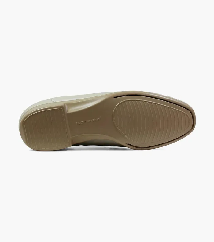 Men Riva Moc Toe Bit Loafer Beige Florsheim Florsheim Comfortech