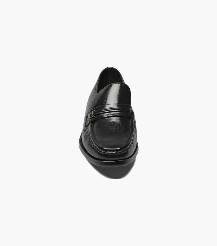 Men Riva Moc Toe Bit Loafer Black Florsheim Florsheim Comfortech