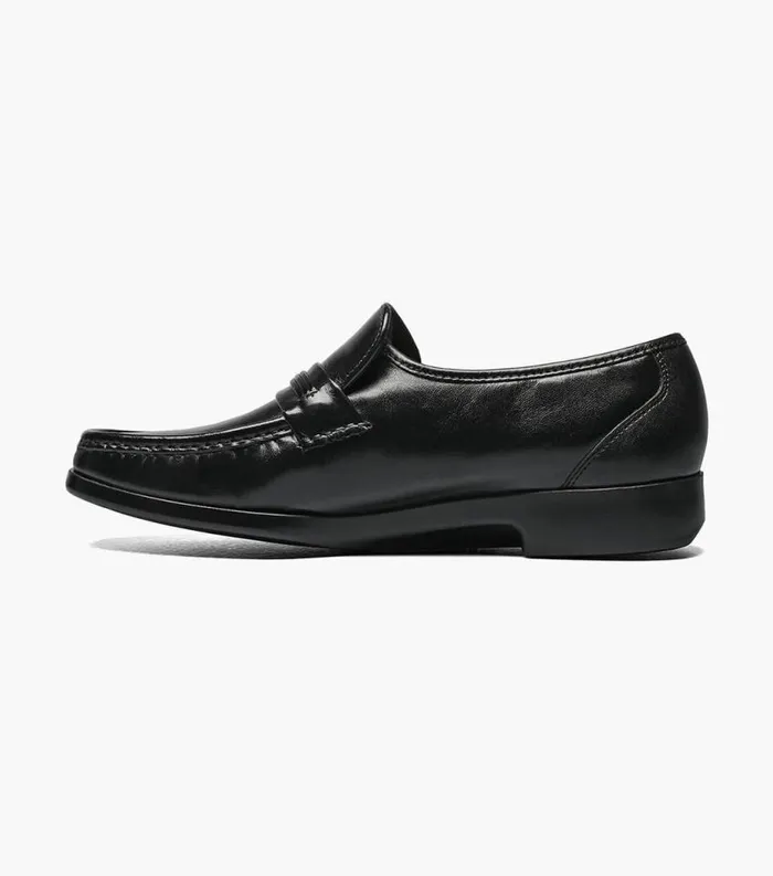 Men Riva Moc Toe Bit Loafer Black Florsheim Florsheim Comfortech