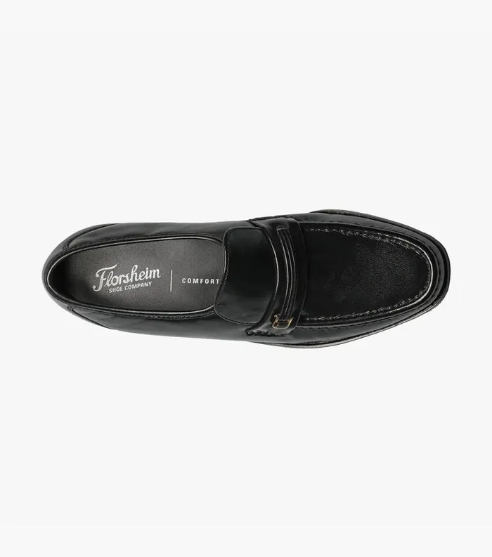 Men Riva Moc Toe Bit Loafer Black Florsheim Florsheim Comfortech