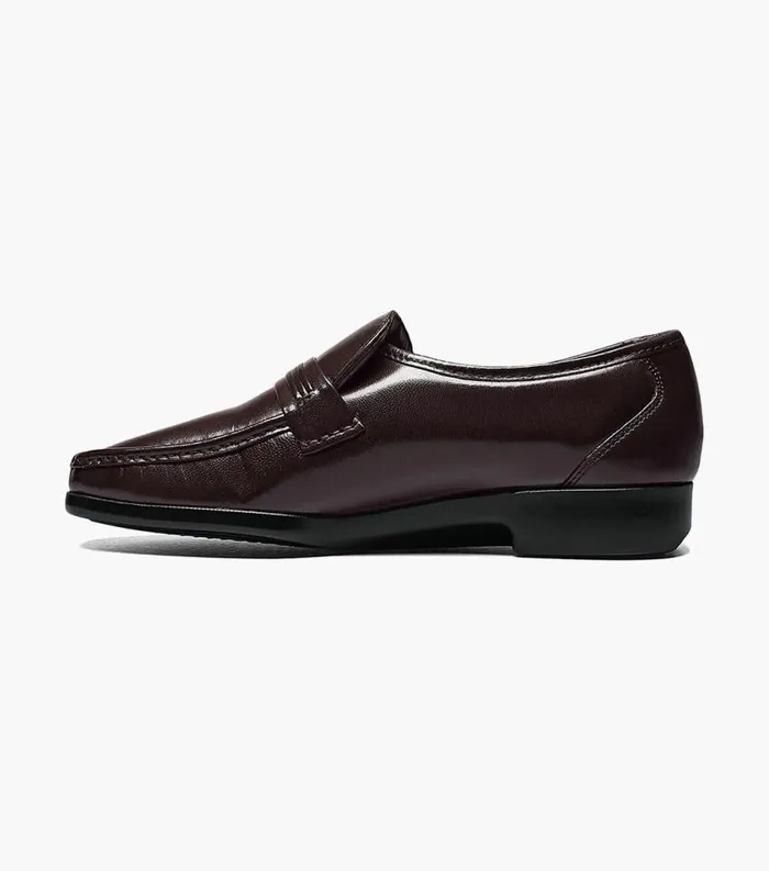Men Riva Moc Toe Bit Loafer Burgundy Florsheim Florsheim Comfortech