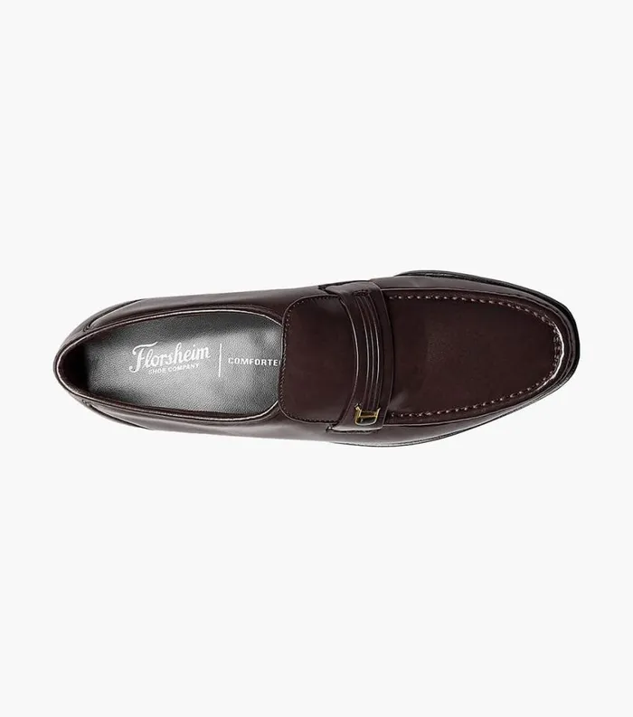 Men Riva Moc Toe Bit Loafer Burgundy Florsheim Florsheim Comfortech