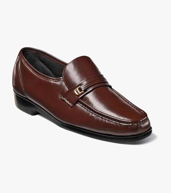Men Riva Moc Toe Bit Loafer Cognac Florsheim Florsheim Comfortech