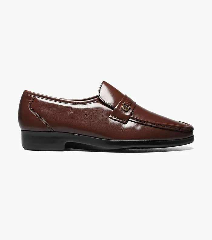Men Riva Moc Toe Bit Loafer Cognac Florsheim Florsheim Comfortech