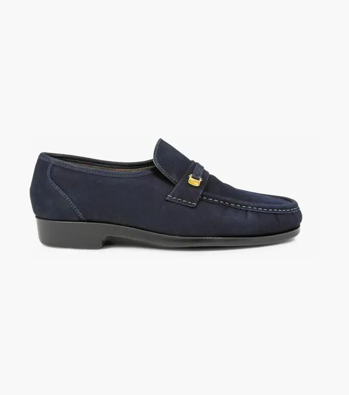 Men Riva Moc Toe Bit Loafer Indigo Florsheim Florsheim Comfortech