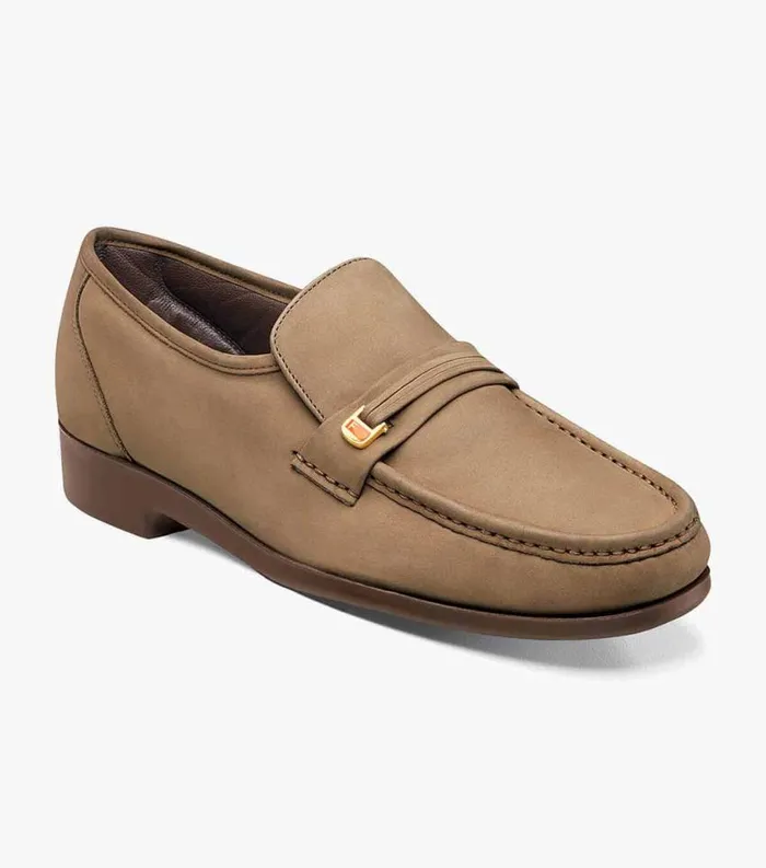 Men Riva Moc Toe Bit Loafer Sand Florsheim Florsheim Comfortech